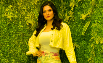 Zareen Khan Wearing a Mango Shirt