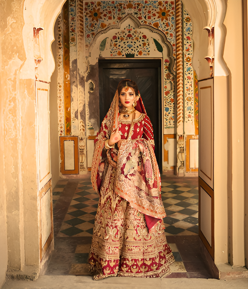 Jannat Mirza Tik Toker in Bridal look Most Beautiful pic