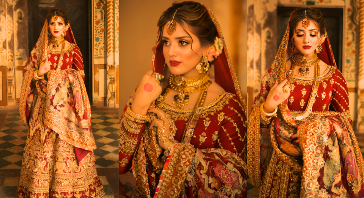 Jannat Mirza Tik Toker Bridal Photo Shoot,