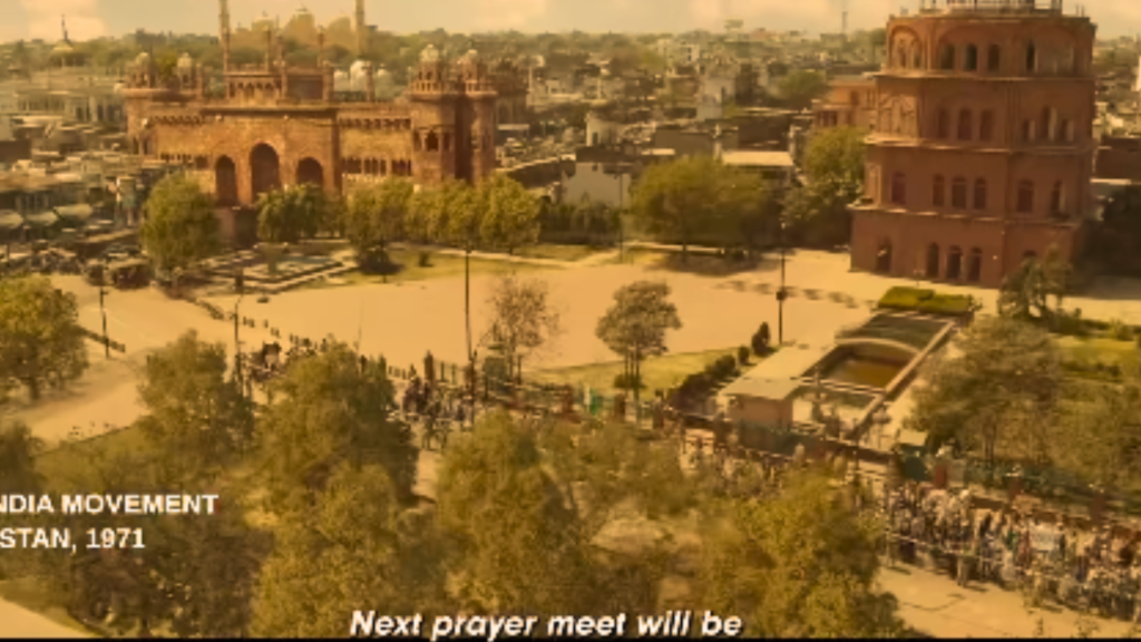 In the film Ghadar 2, Lahore is the capital of the Pakistani province of Punjab
