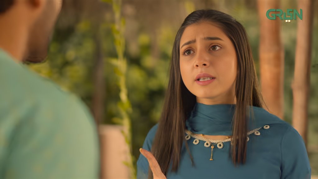 Hania Chaudhry in the first episode of Honeymoon

