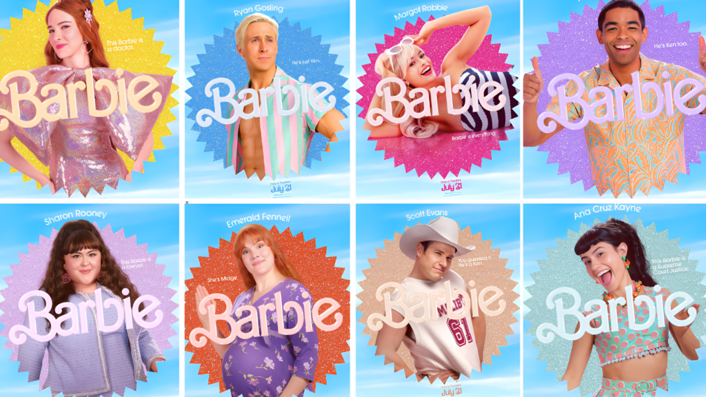 All the actors from the movie Barbie
