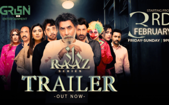 Raaz Drama Cast, Name, writer, Story, Date & Timing